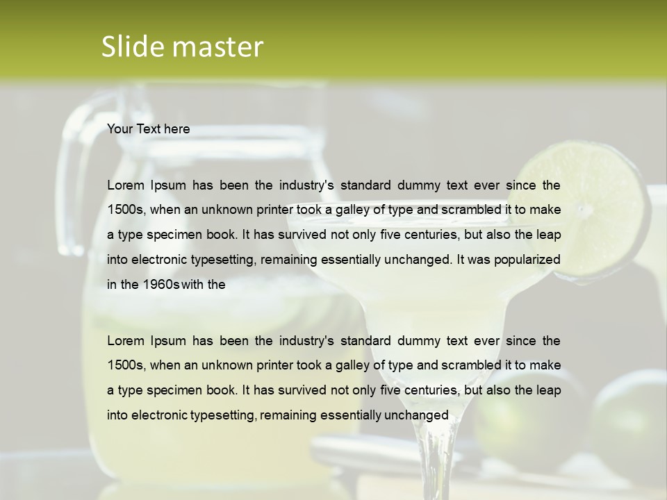 Daughter Old Portrait PowerPoint Template