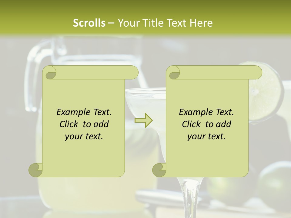 Daughter Old Portrait PowerPoint Template