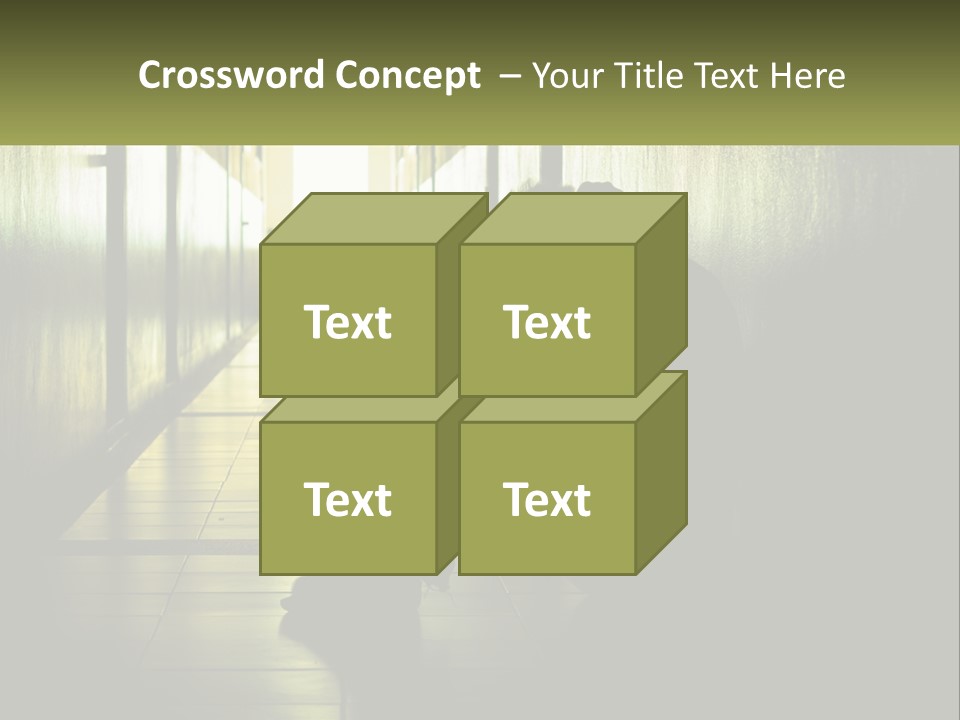 White Elderly Pensioner PowerPoint Template