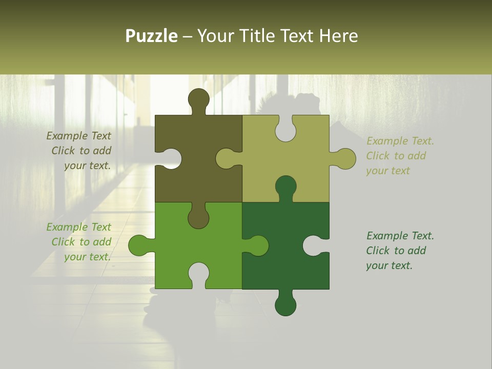 White Elderly Pensioner PowerPoint Template