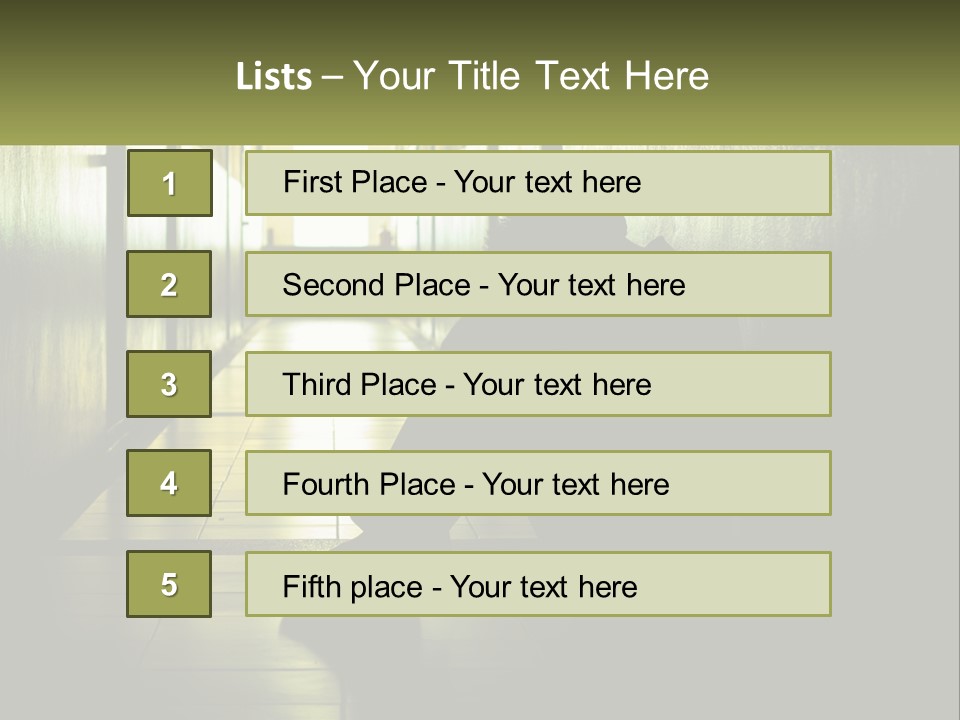 White Elderly Pensioner PowerPoint Template