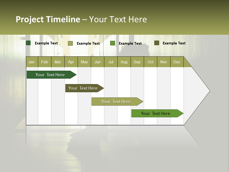 White Elderly Pensioner PowerPoint Template