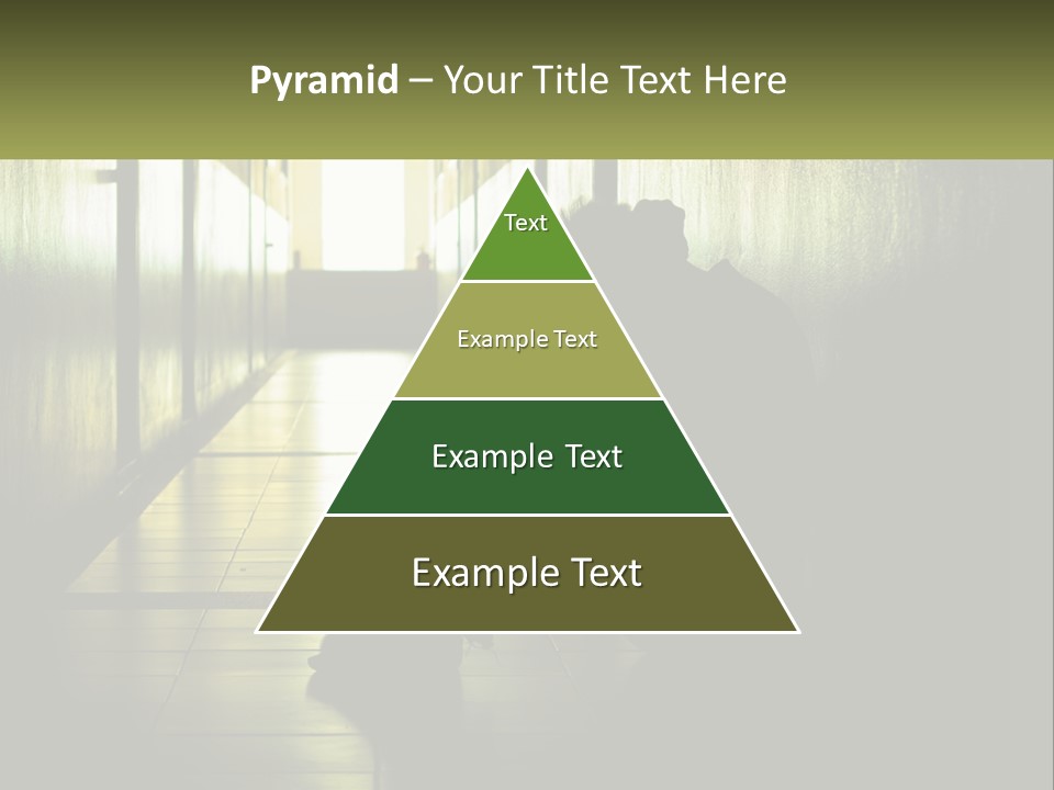White Elderly Pensioner PowerPoint Template