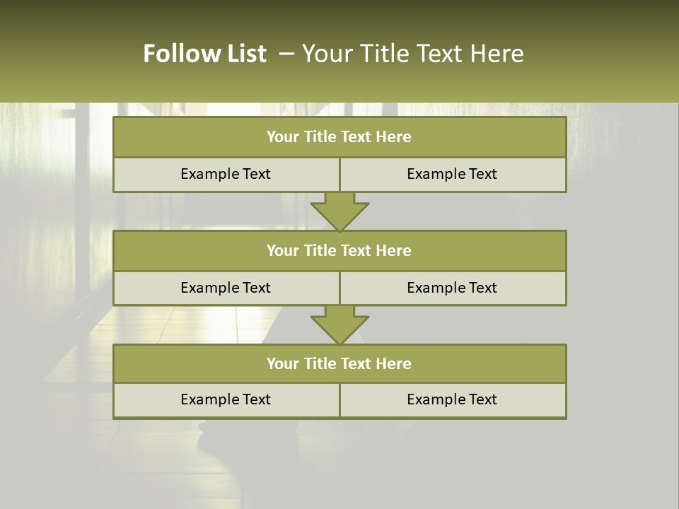 White Elderly Pensioner PowerPoint Template
