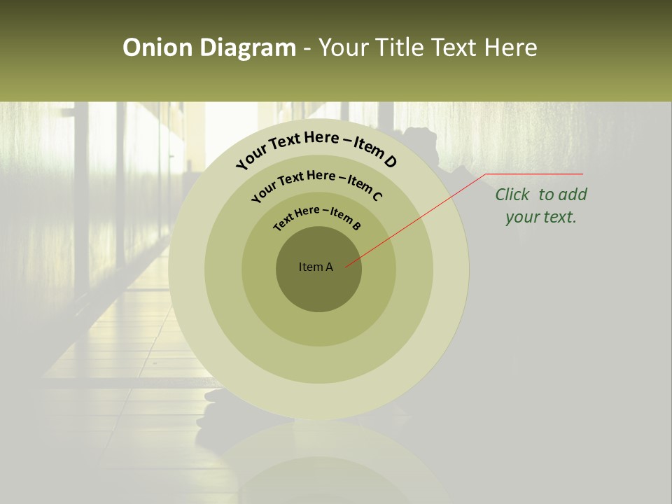 White Elderly Pensioner PowerPoint Template