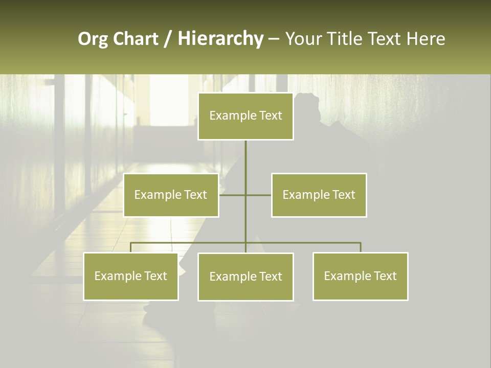 White Elderly Pensioner PowerPoint Template