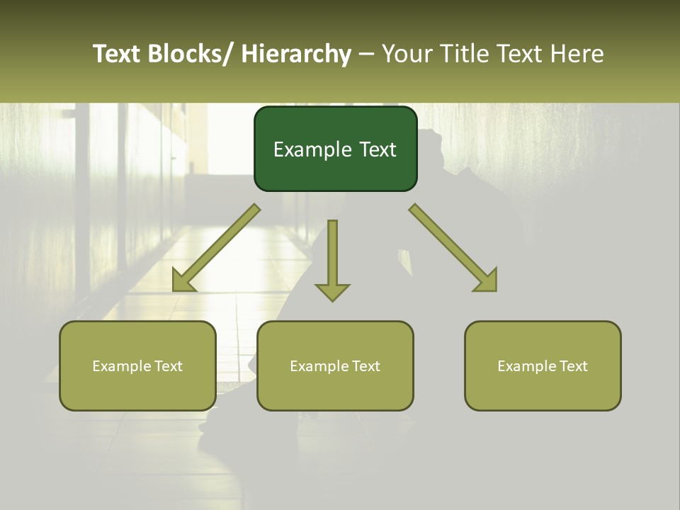 White Elderly Pensioner PowerPoint Template