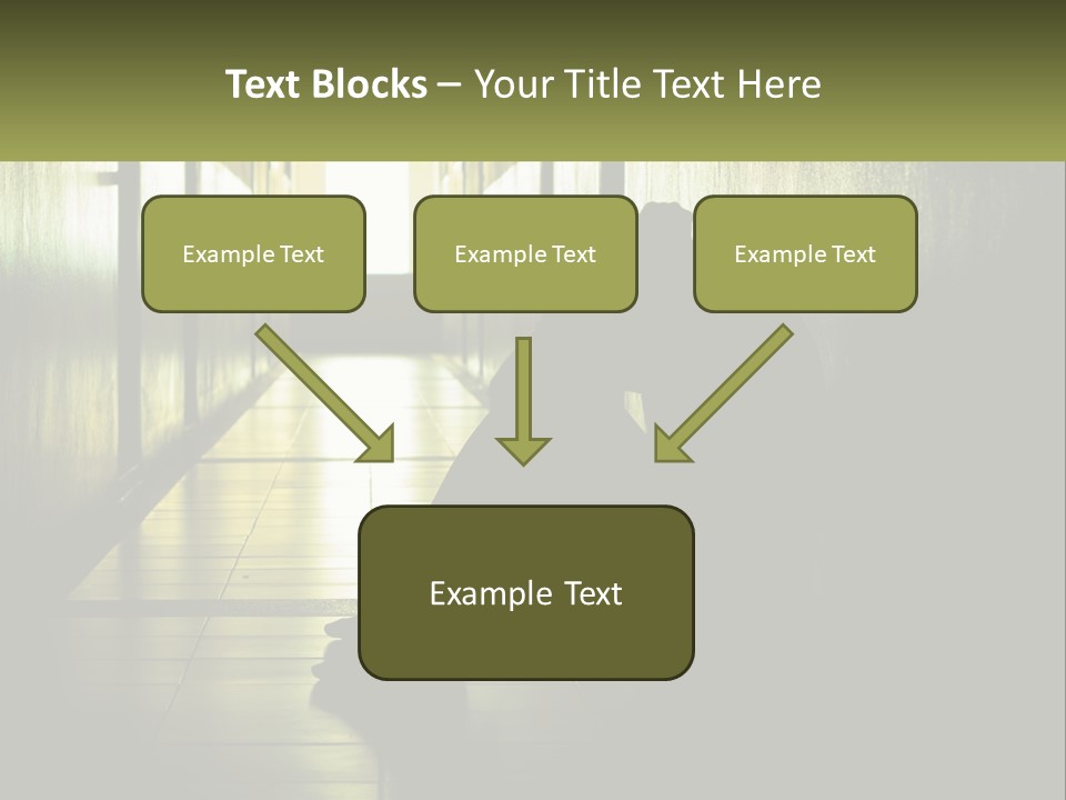 White Elderly Pensioner PowerPoint Template