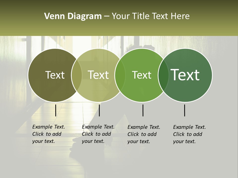 White Elderly Pensioner PowerPoint Template