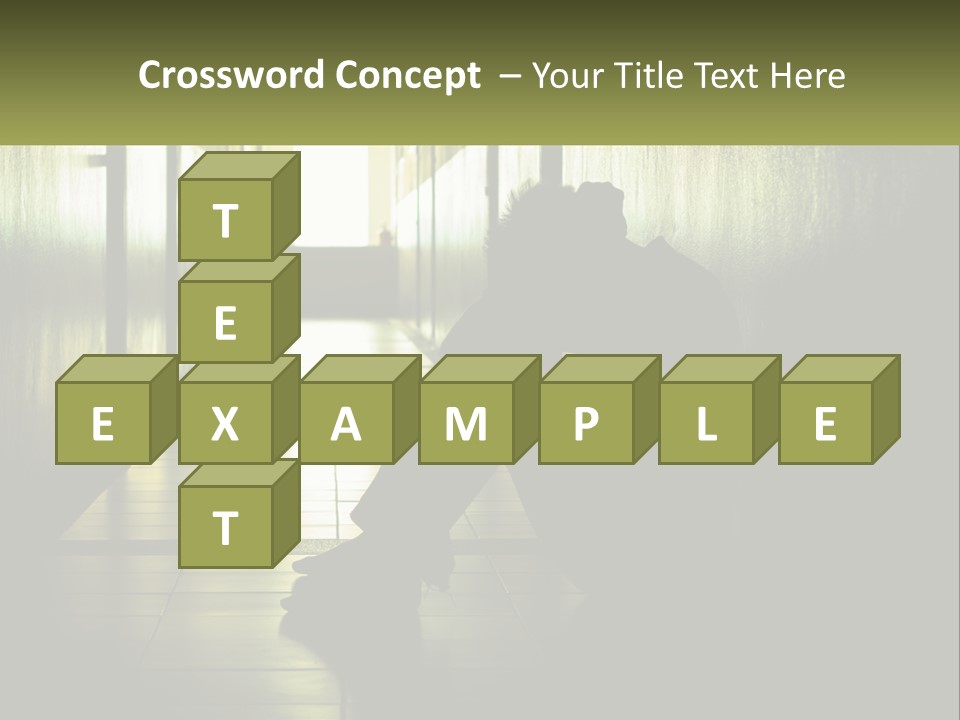 White Elderly Pensioner PowerPoint Template