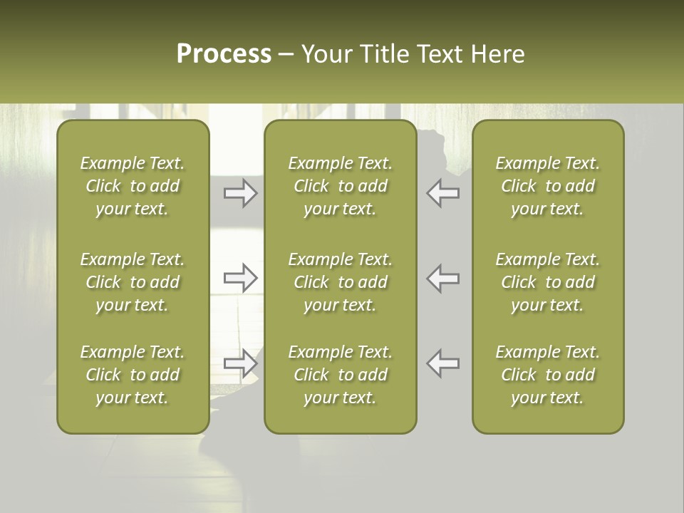 White Elderly Pensioner PowerPoint Template