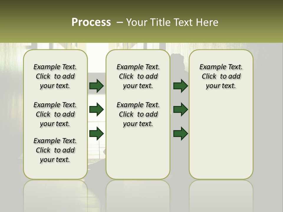 White Elderly Pensioner PowerPoint Template