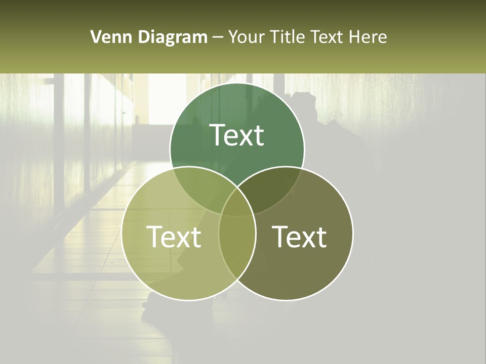 White Elderly Pensioner PowerPoint Template