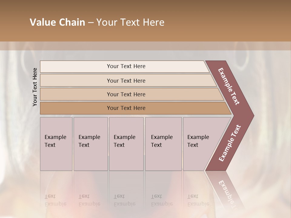 Woman Beach Water PowerPoint Template