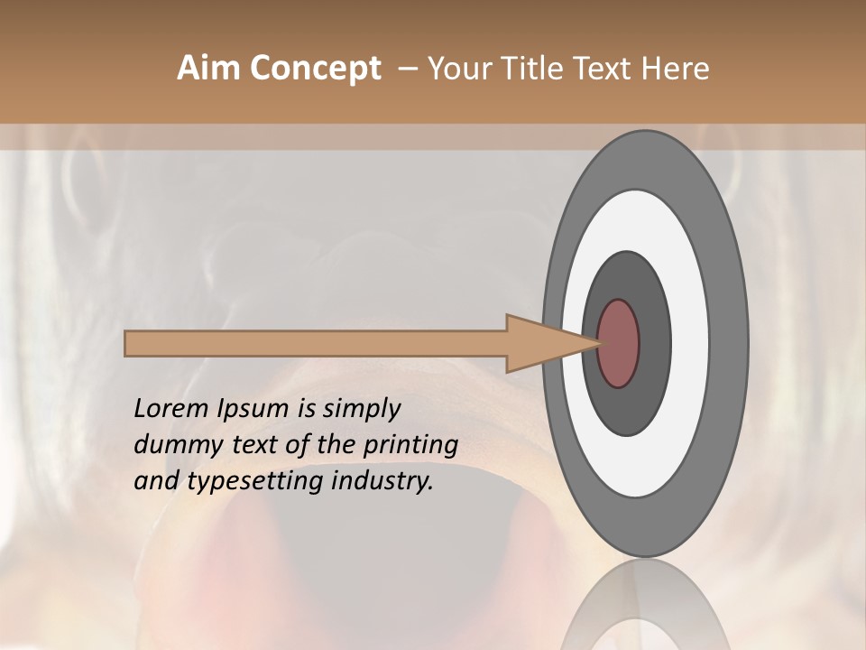 Woman Beach Water PowerPoint Template