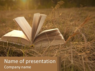 Caucasian Single Sand PowerPoint Template