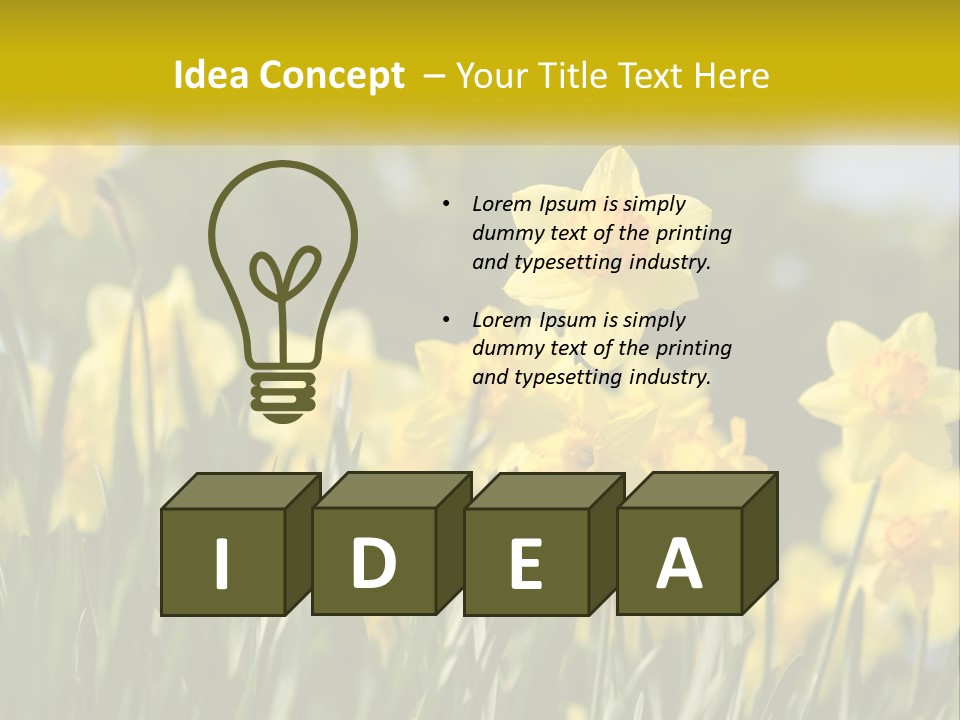 Sad Beach Sea PowerPoint Template