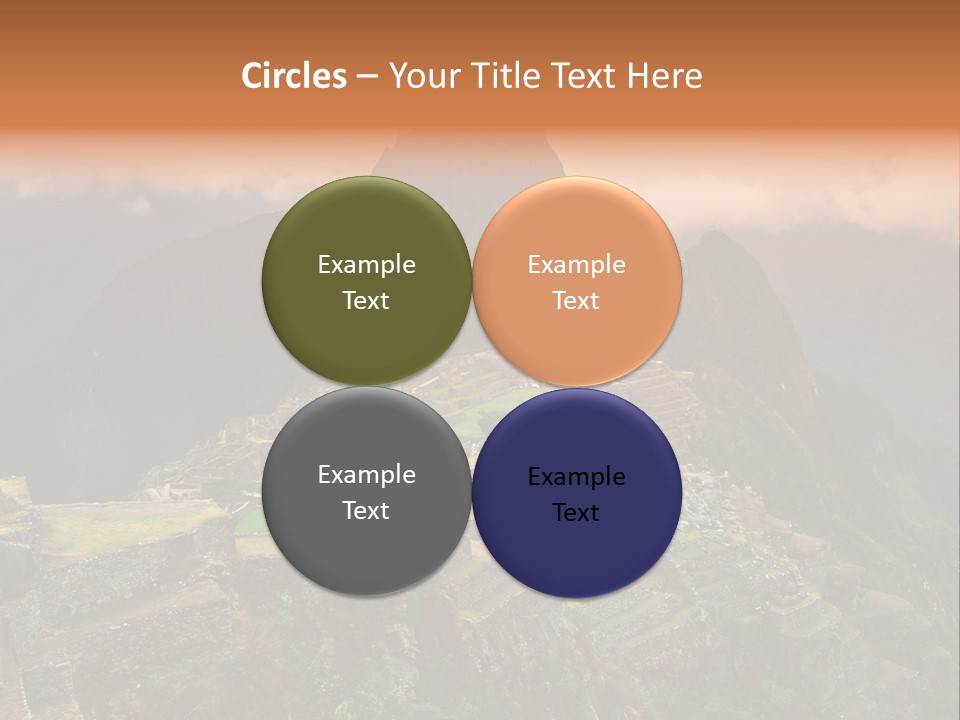 Peaceful Calm Pensioner PowerPoint Template