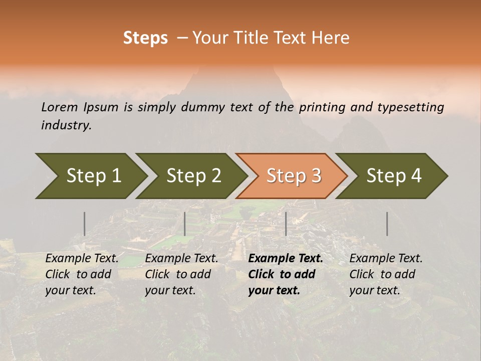 Peaceful Calm Pensioner PowerPoint Template