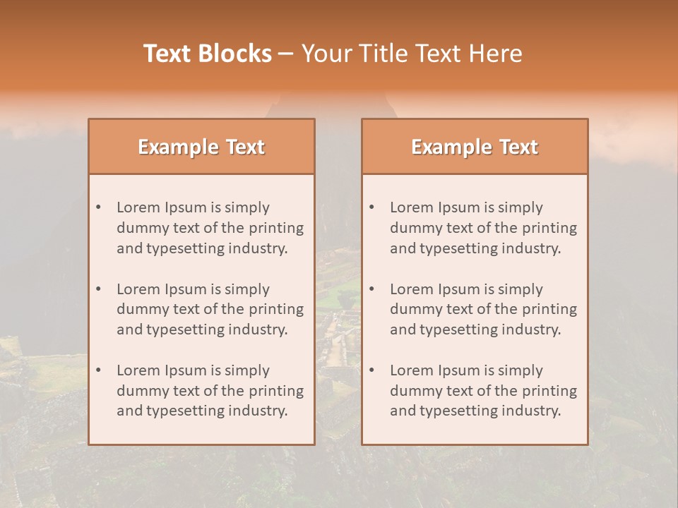 Peaceful Calm Pensioner PowerPoint Template