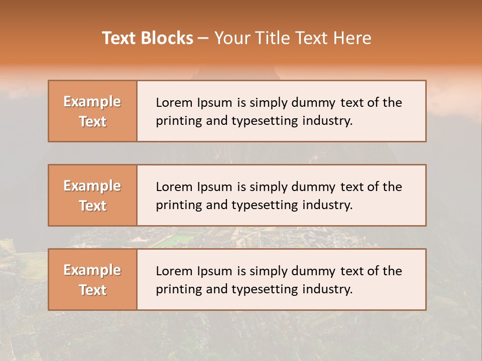 Peaceful Calm Pensioner PowerPoint Template