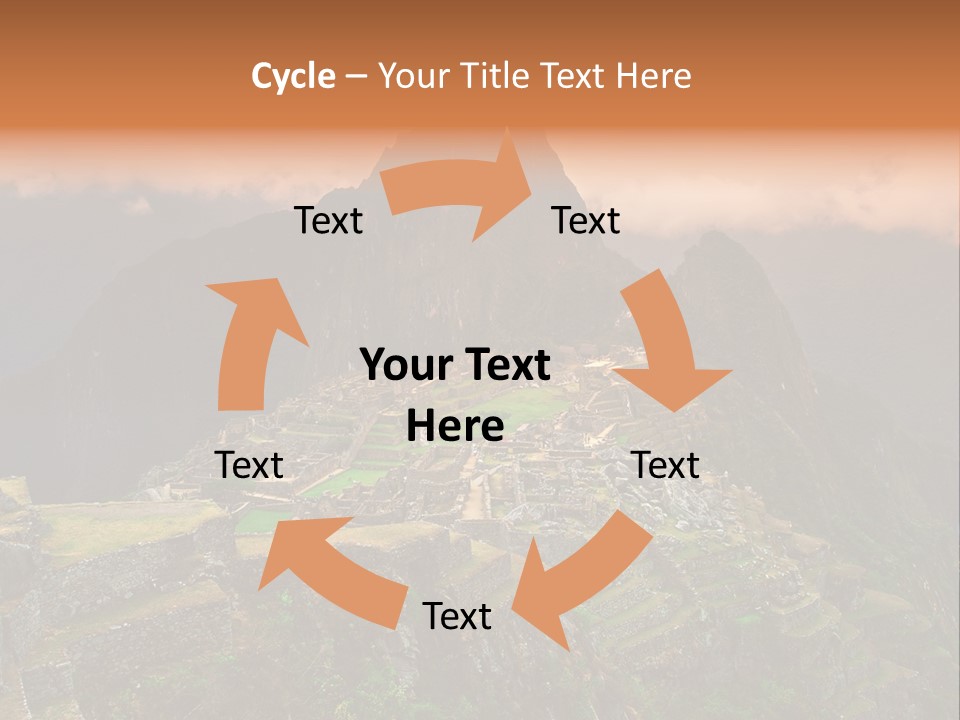 Peaceful Calm Pensioner PowerPoint Template