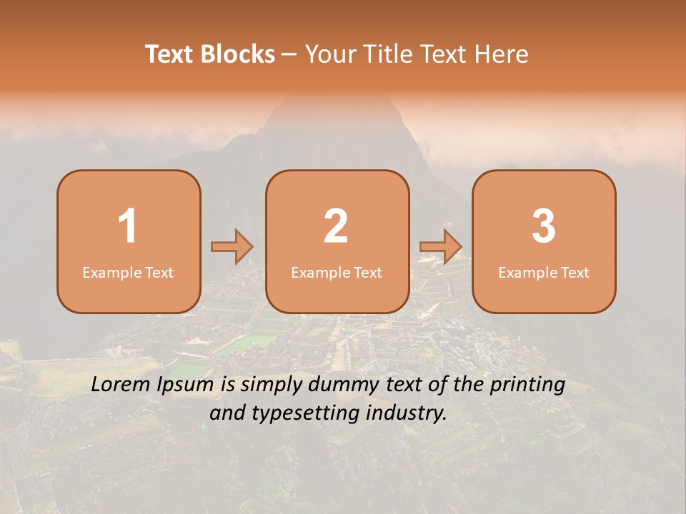 Peaceful Calm Pensioner PowerPoint Template