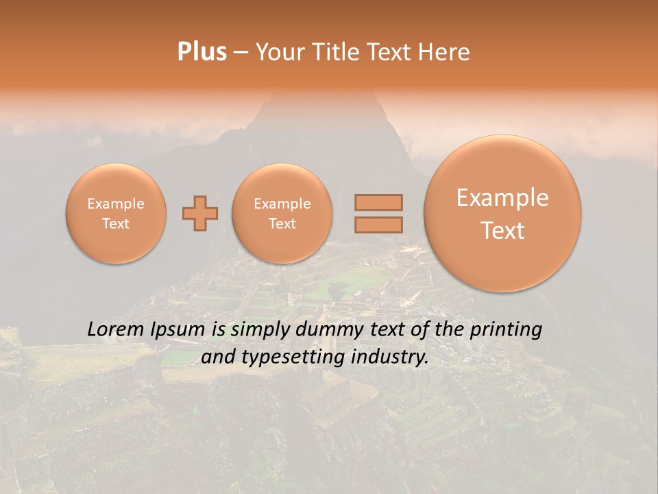 Peaceful Calm Pensioner PowerPoint Template