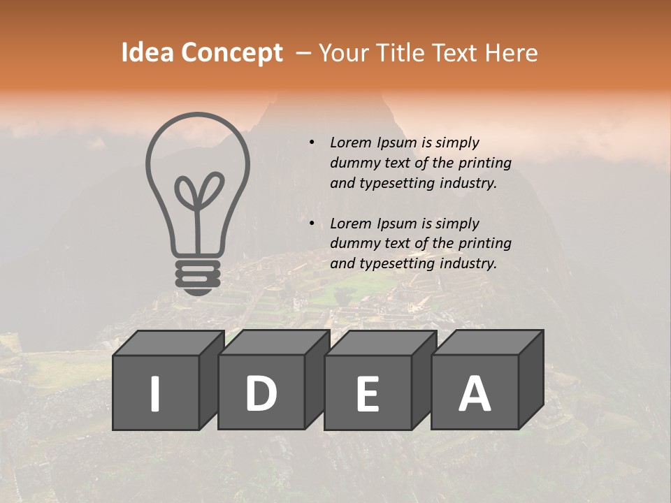 Peaceful Calm Pensioner PowerPoint Template