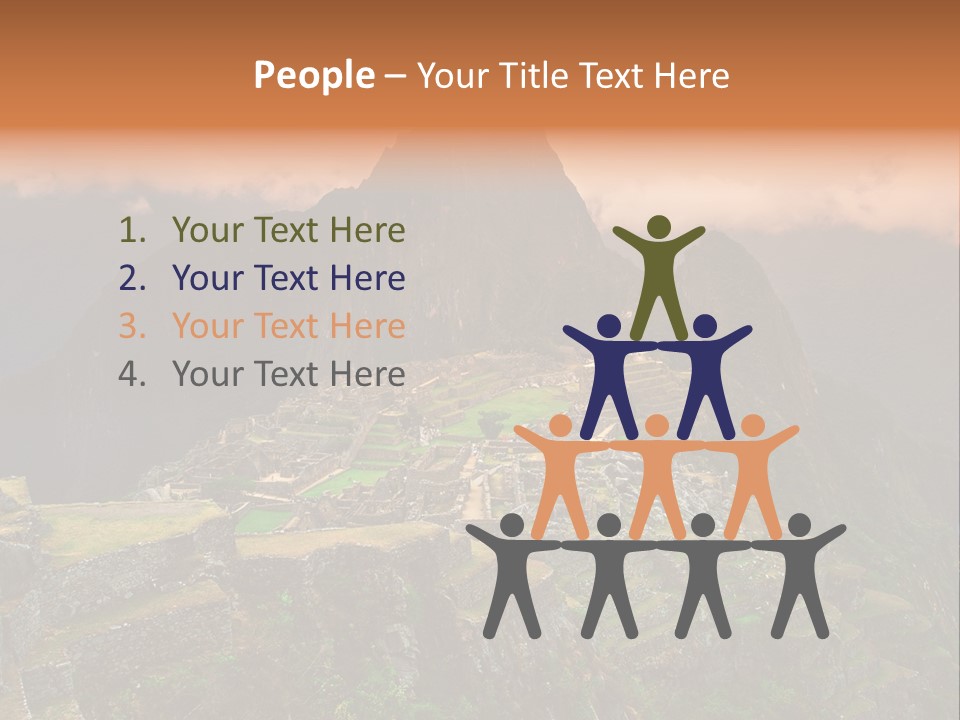 Peaceful Calm Pensioner PowerPoint Template