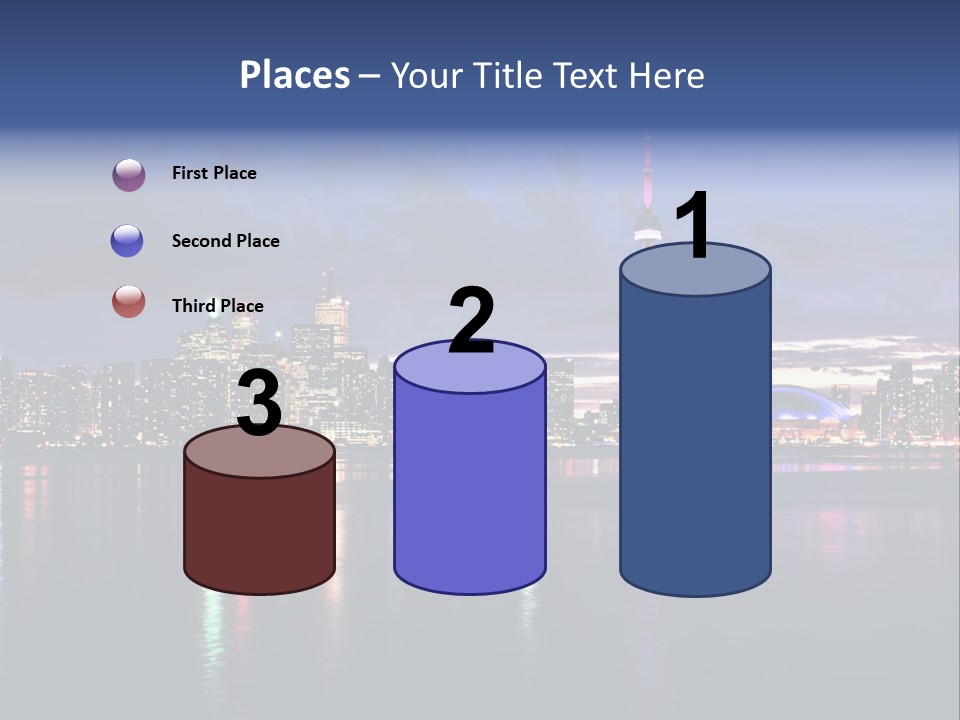 Senior Caucasian Sea PowerPoint Template