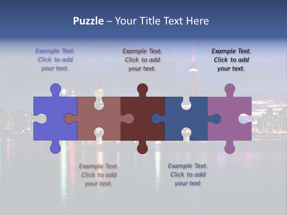 Senior Caucasian Sea PowerPoint Template