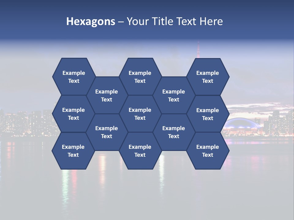 Senior Caucasian Sea PowerPoint Template