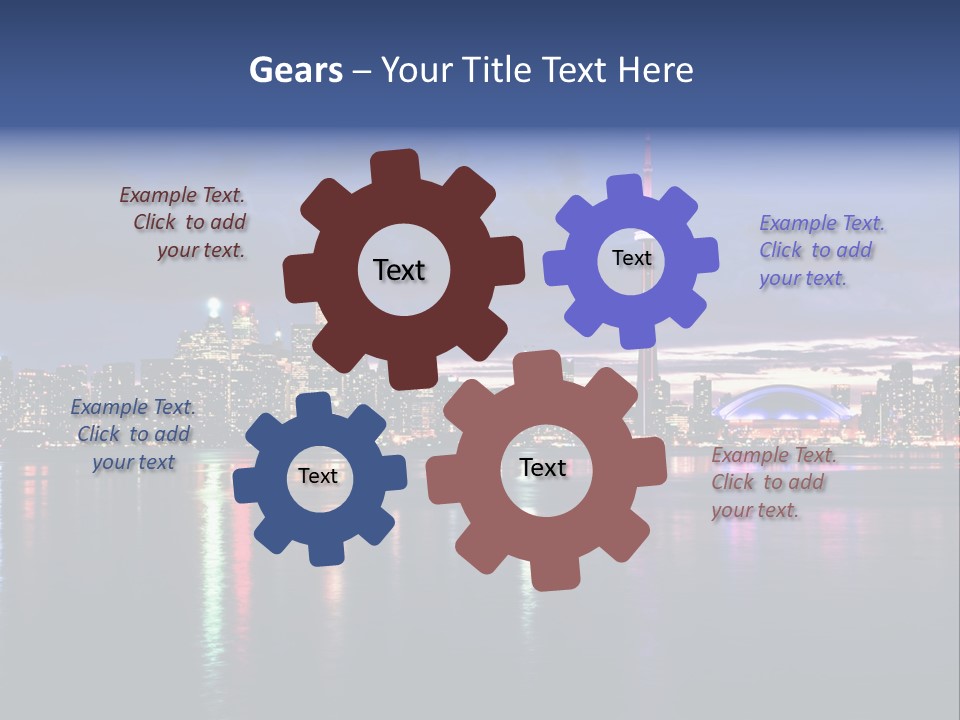 Senior Caucasian Sea PowerPoint Template