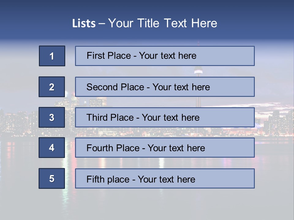 Senior Caucasian Sea PowerPoint Template