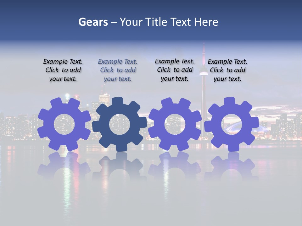 Senior Caucasian Sea PowerPoint Template