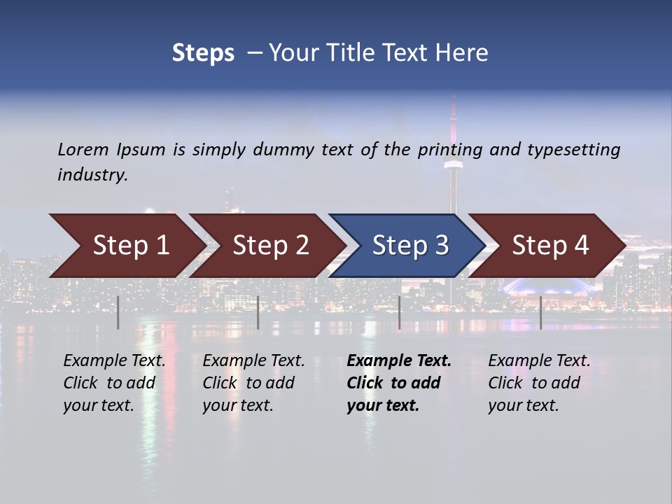 Senior Caucasian Sea PowerPoint Template