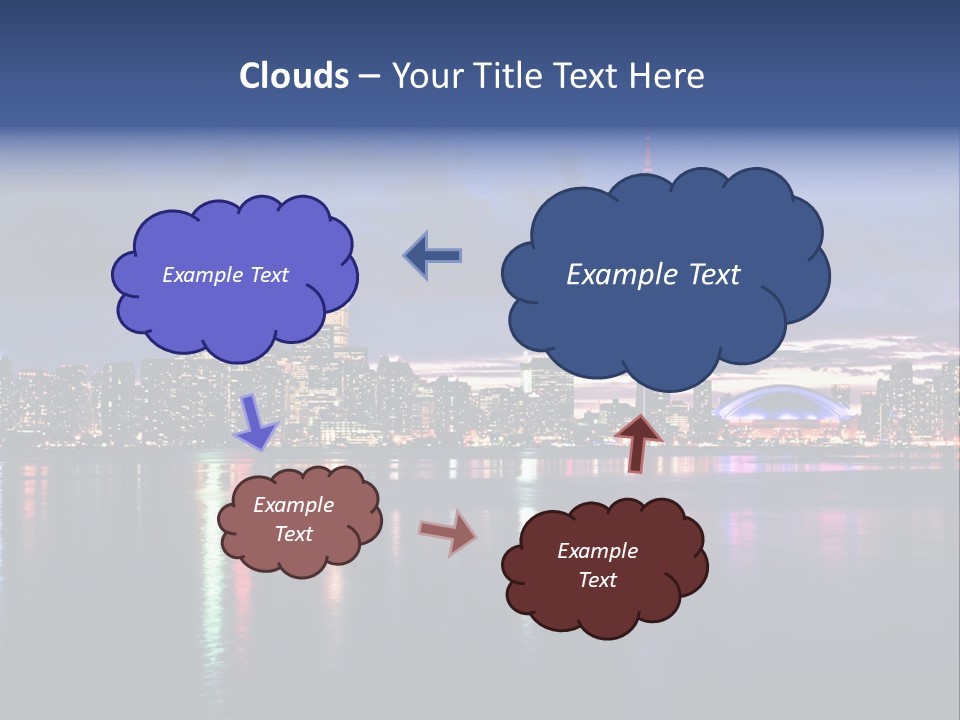 Senior Caucasian Sea PowerPoint Template