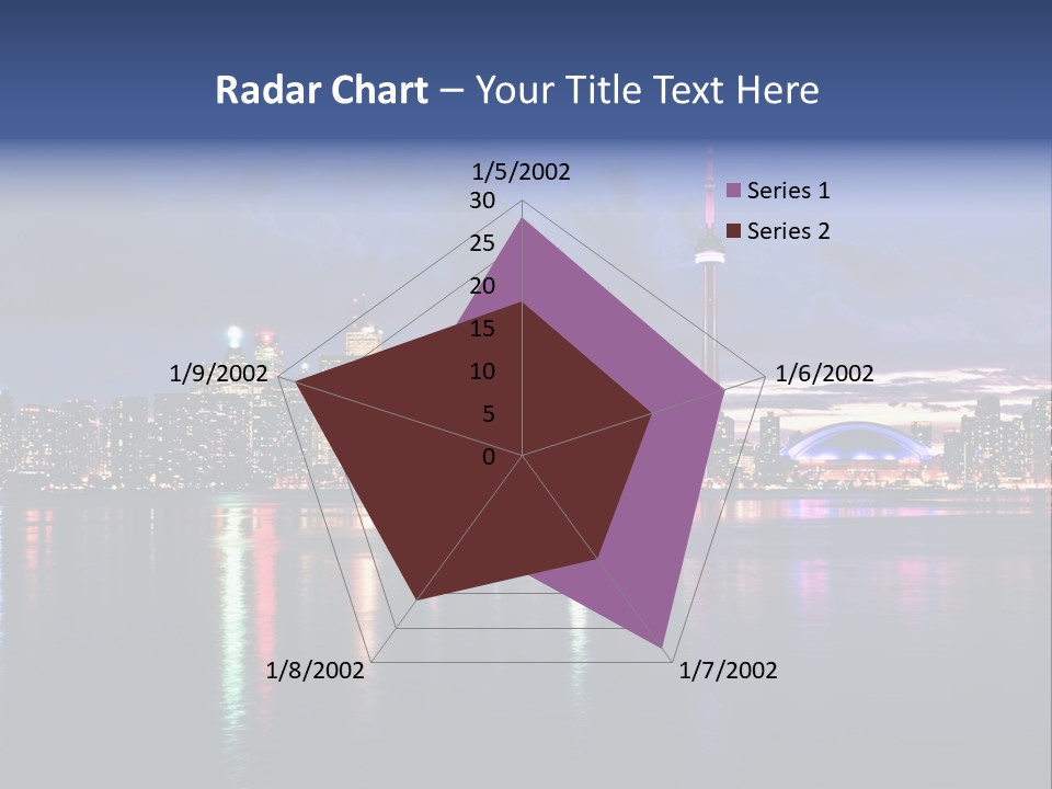 Senior Caucasian Sea PowerPoint Template