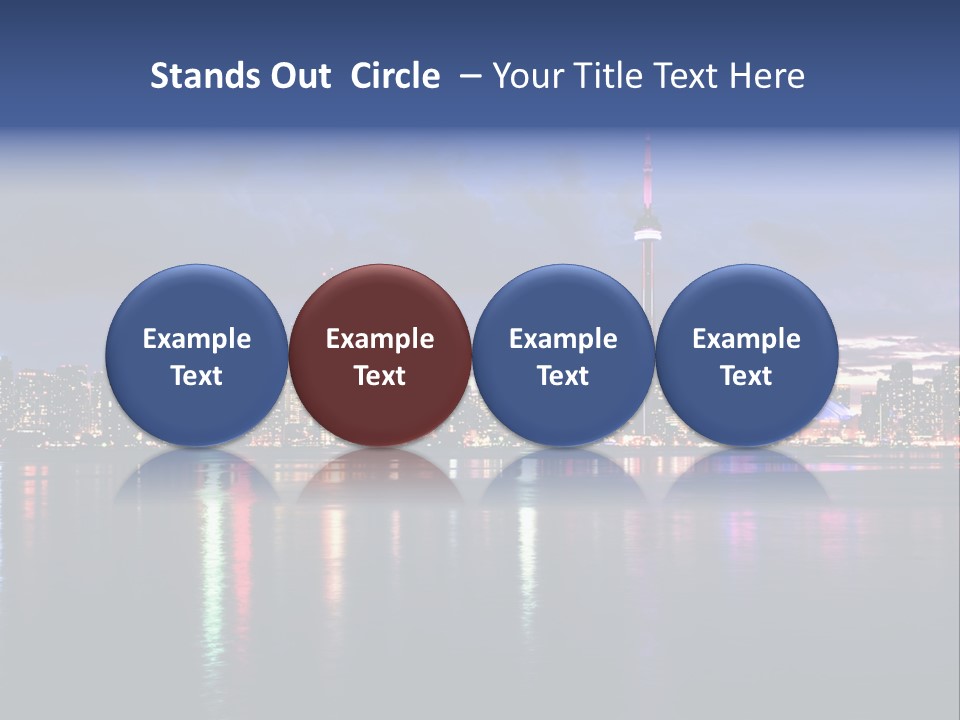 Senior Caucasian Sea PowerPoint Template