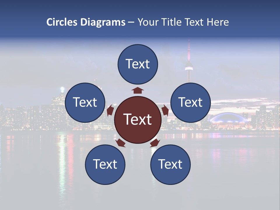 Senior Caucasian Sea PowerPoint Template