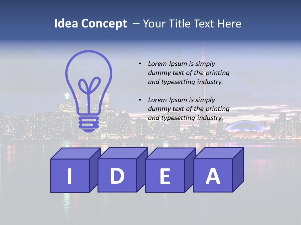 Senior Caucasian Sea PowerPoint Template