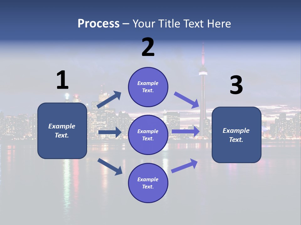 Senior Caucasian Sea PowerPoint Template