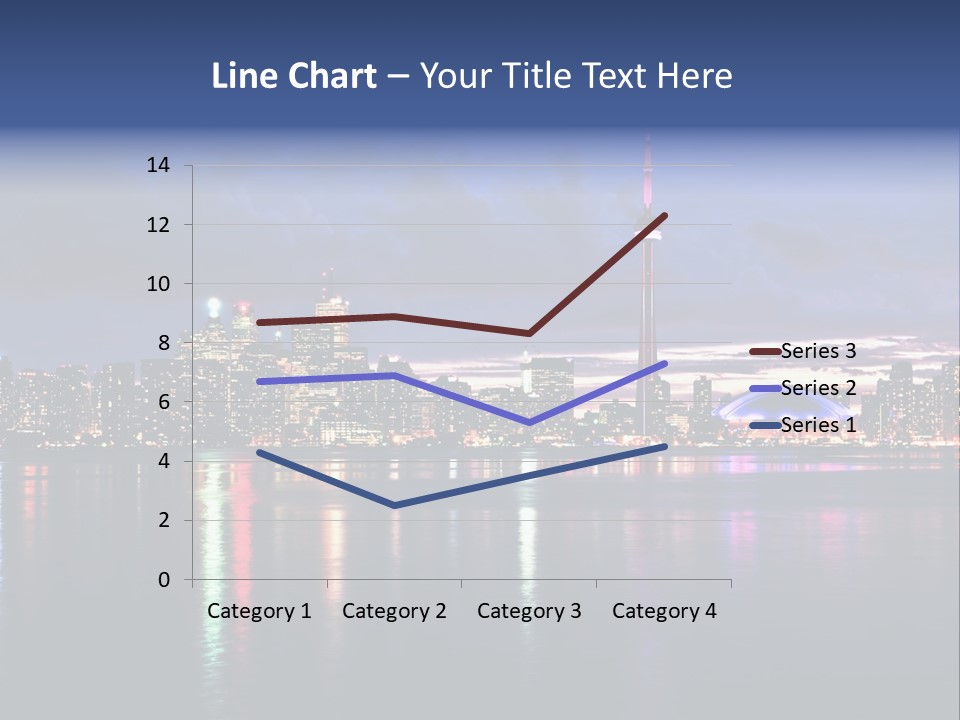 Senior Caucasian Sea PowerPoint Template