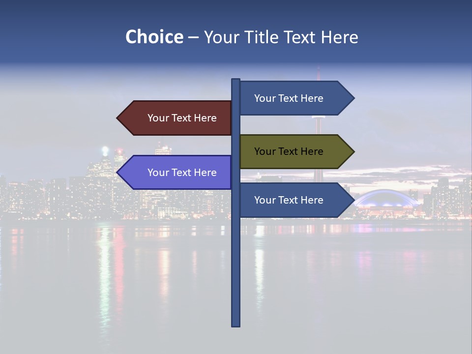 Senior Caucasian Sea PowerPoint Template