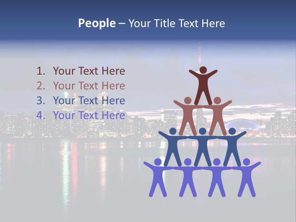 Senior Caucasian Sea PowerPoint Template