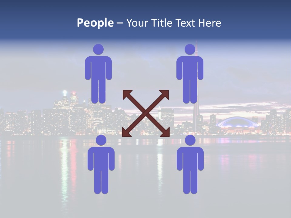 Senior Caucasian Sea PowerPoint Template