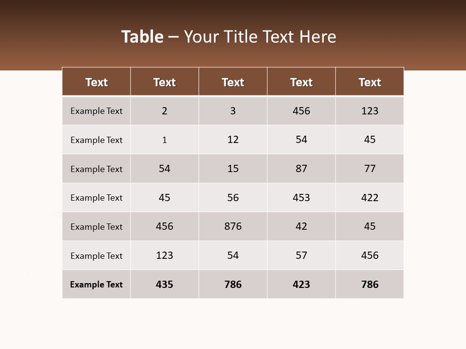 Water Single Older PowerPoint Template