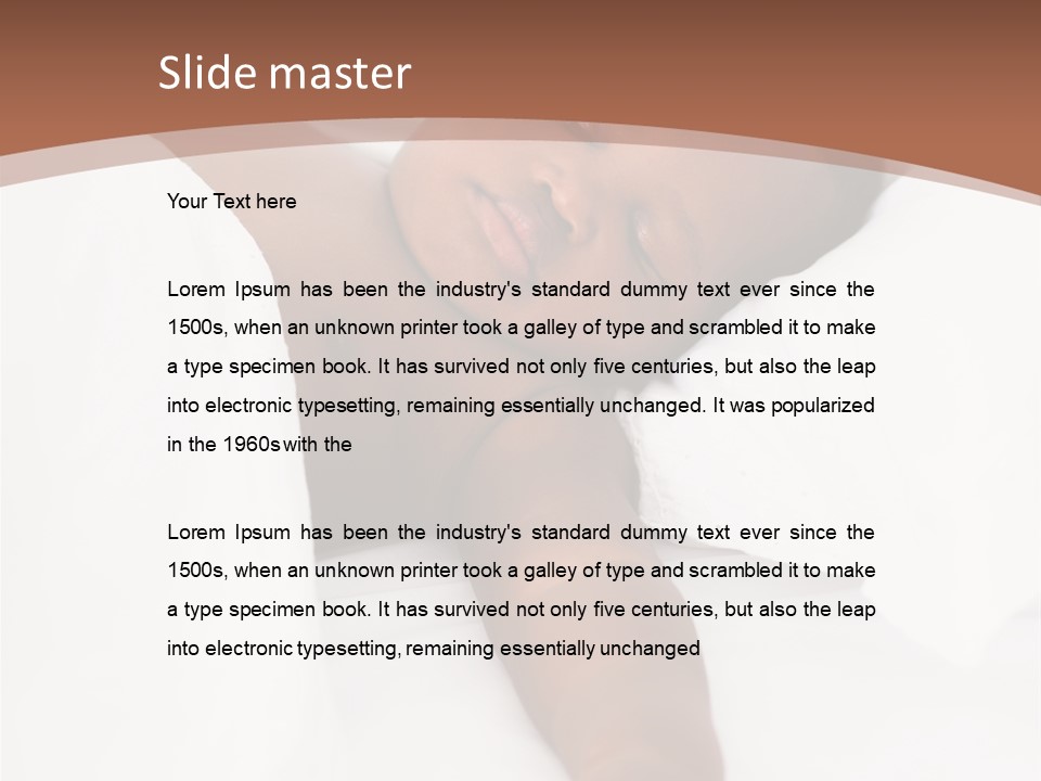 Sunrise Sunset Woman PowerPoint Template