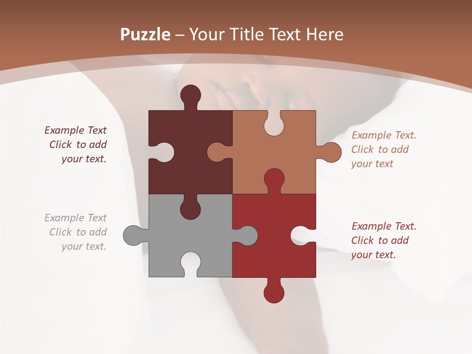 Sunrise Sunset Woman PowerPoint Template